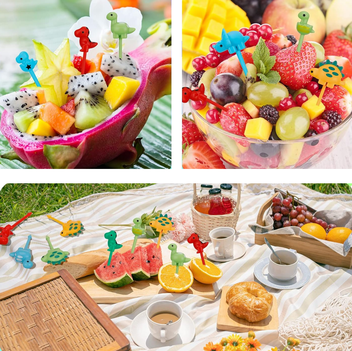 Fruchtgabel - Dino (6-tlg.)